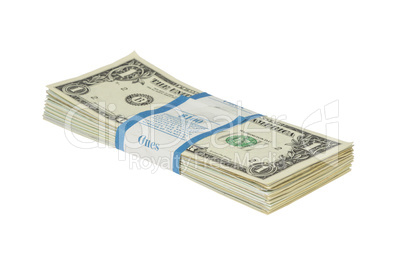 bundle of dollar notes
