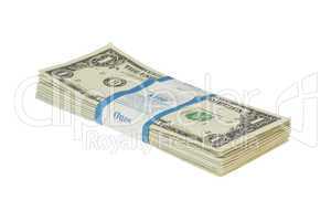 bundle of dollar notes