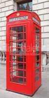 London telephone box