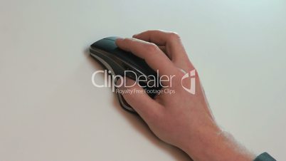 businessman hand using a mouse