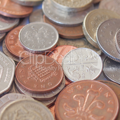 British pound coin