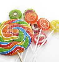 fruit lollipops
