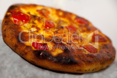 Focaccia mit Tomaten aus Italien