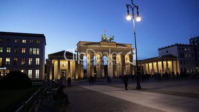 Brandenburger Tor abends