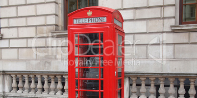 London telephone box