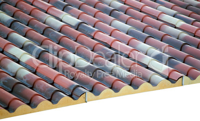 Prefabricated roof polyurethane foam