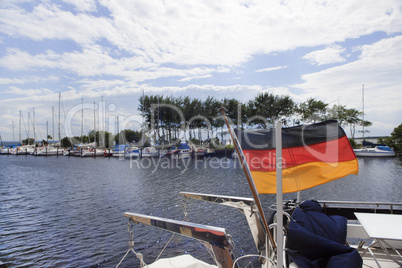 boats with germany flag