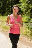 woman jogging outdoor running on sunny day