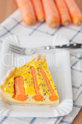 Möhren Quiche