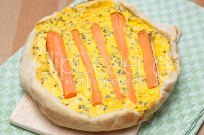 Möhren Quiche