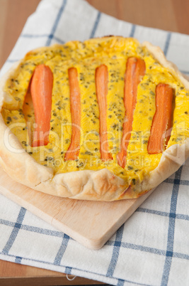 Möhren Quiche