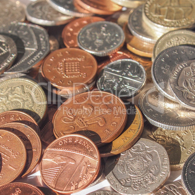 British pound coin