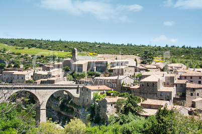 minerve ancient wine and tourist village in southern france