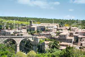 minerve ancient wine and tourist village in southern france