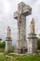 christ statue in the ancient city lautrec