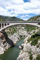 the river herault in the south of france