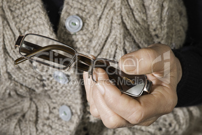 Women hand hold glasses