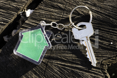 Keychain in a shape of house