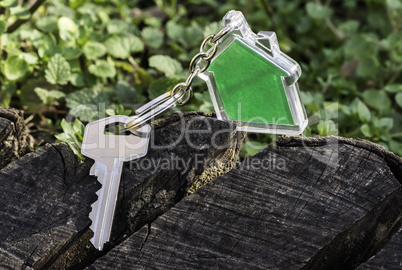 Keychain in a shape of house