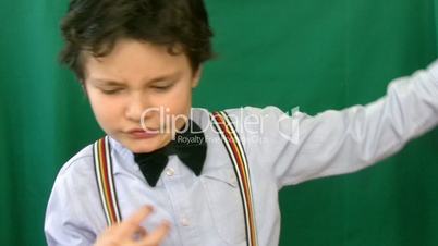 Little boy dancing