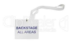 backstage all areas pass