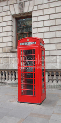 London telephone box