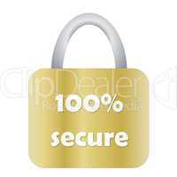 totally secure padlock