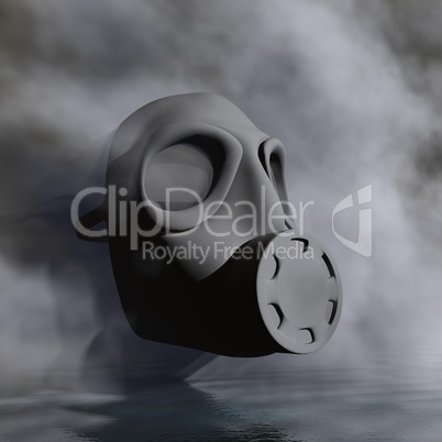 gas mask - 3d render