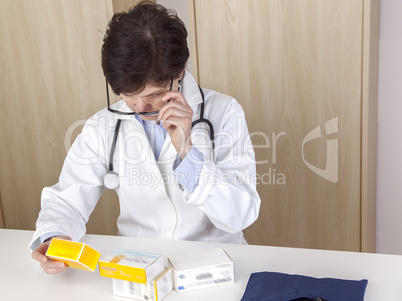 doctor with medication