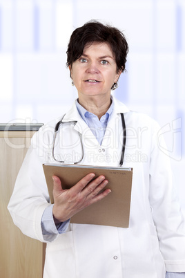 doctor with medical record