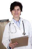 doctor with medical record