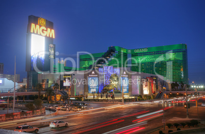 las vegas - circa 2014: mgm grand hotel & casino on circa 2014 i