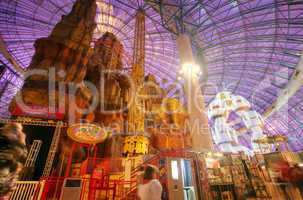 las vegas - circa 2014: adventure dome amusement park in circus