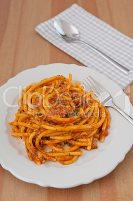 Pasta mit Tomatensauce