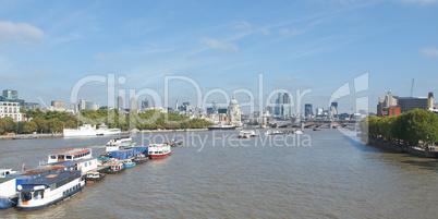 River Thames in London