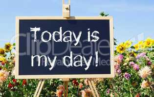 today is my day !