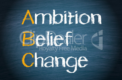 abc - ambition belief change