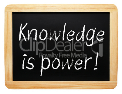 knowledge is power !