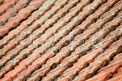 historische Dachziegel in Italien