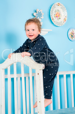 children on the bed