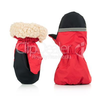 children's autumn-winter mittens