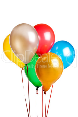 Colored balloons