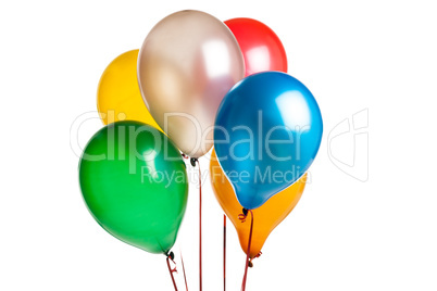 Colored balloons