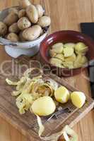 kartoffeln zum kochen vorbereiten