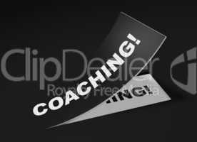 3d etikett schwarz - coaching