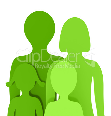 die kleine grüne familie
