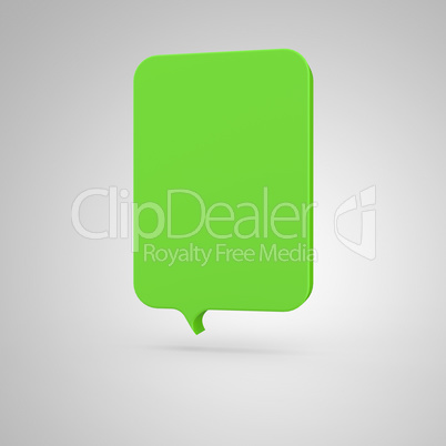 big banner - vertical green