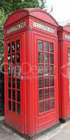 London telephone box