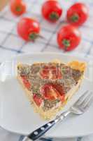 Tomaten Basilikum Quiche