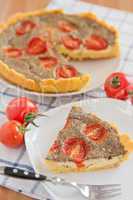 Tomaten Basilikum Quiche